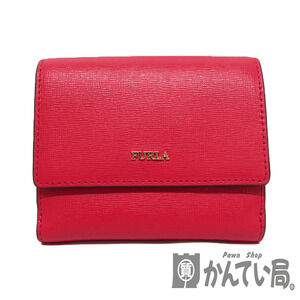 FURLA Babylon Leather Wallet Red